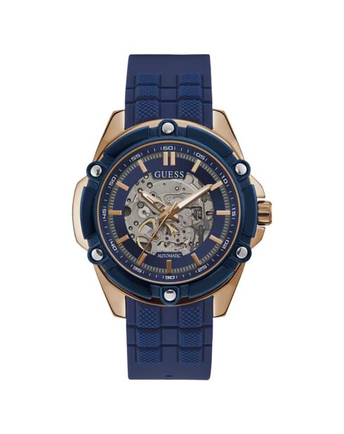 Montre Homme Bolt en Silicone bleue