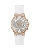 Montre Femme Moonlight en Silicone blanche