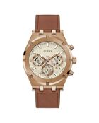 Montre Homme Continental en Cuir marron