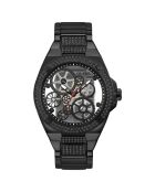 Montre Homme Big Reveal en Acier noire
