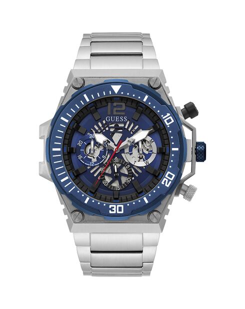 Montre Homme Exposure en Acier argentée
