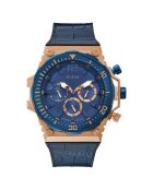 Montre Homme Venture en Cuir bleue