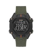 Montre Chronographe Homme Rex en Silicone verte