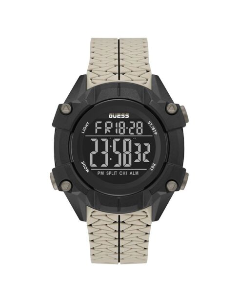 Montre Chronographe Homme Rex en Silicone beige