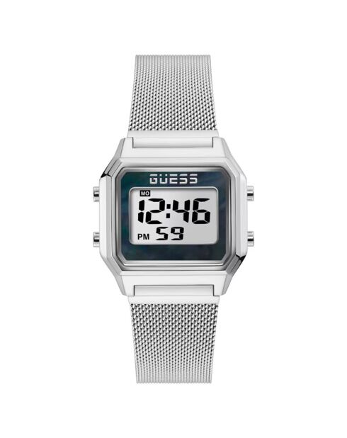 Montre Homme Zoom en Acier argentée