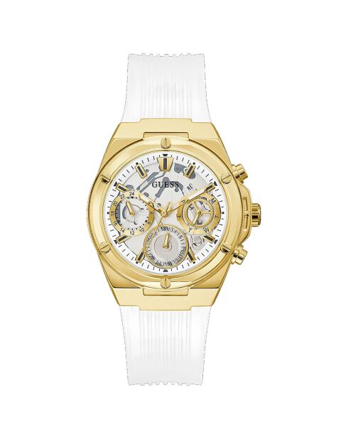 Montre Femme Athena en Caoutchouc blanche