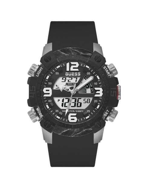 Montre Homme Slate en Silicone noire