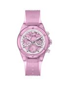 Montre Femme Athena en Silicone rose