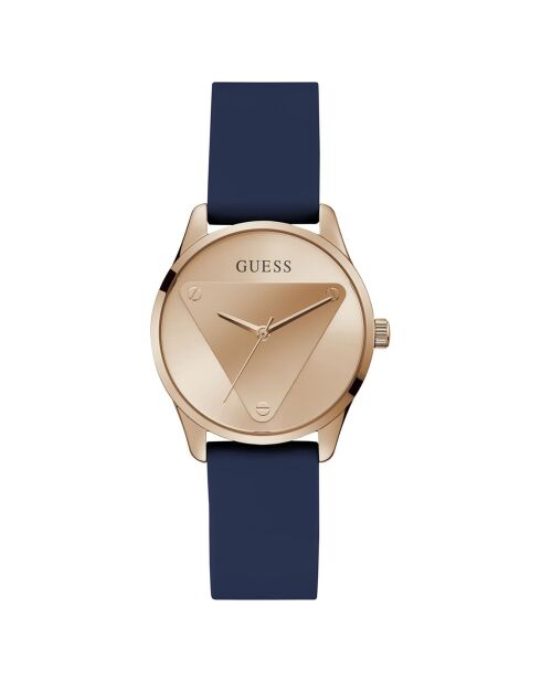 Montre Femme Emblem en Silicone bleue