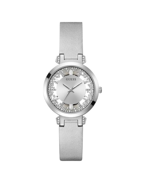 Montre Femme en Silicone grise