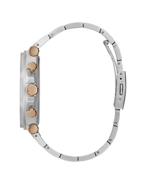 Montre Multifonction Homme Edge en Acier argentée