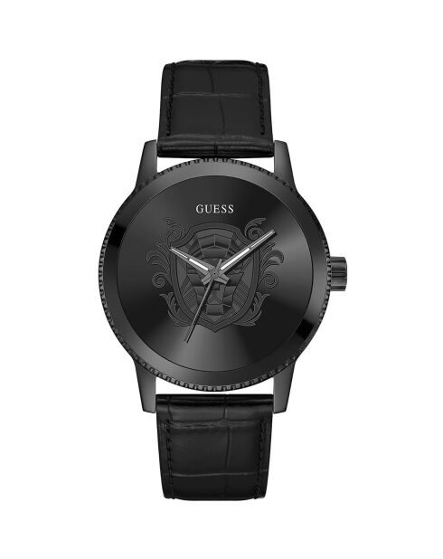 Montre Homme Monarch en Cuir noire