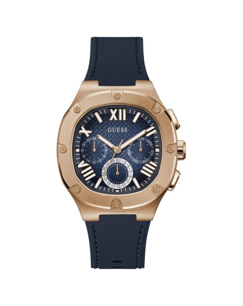 Montre Homme Headline en Silicone bleue