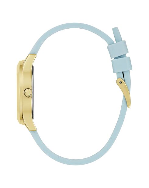 Montre Femme Mini Wonderlust en Silicone bleue