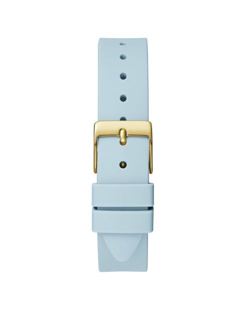 Montre Femme Mini Wonderlust en Silicone bleue