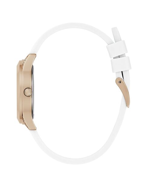 Montre Femme Mini Wonderlust en Silicone blanche
