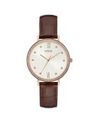 Montre Femme Grace en Cuir marron