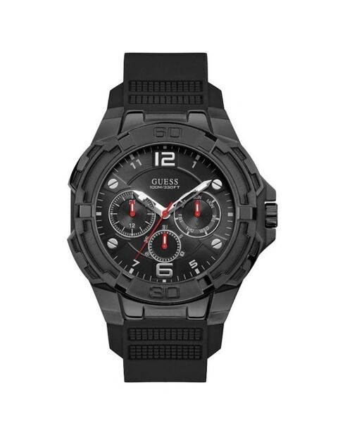 Montre Homme Genesis en Silicone noire