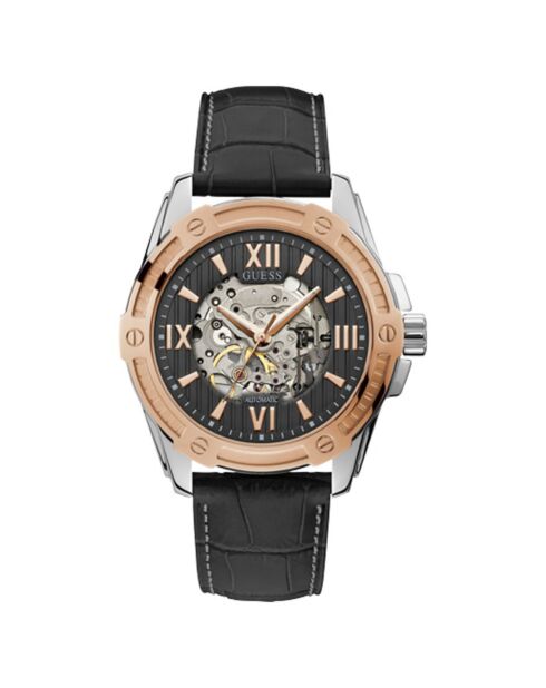 Montre Homme Galaxy en Cuir noire
