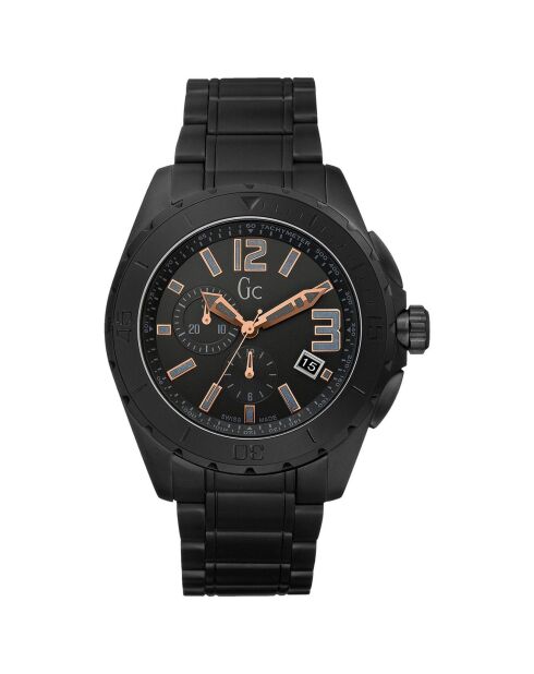 Montre Chronographe Homme en Céramique noire