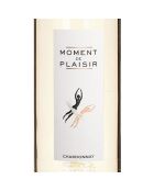 1 Lot de 11 Pays d'Oc Blanc Moment de Plaisir Cuvée Chardonnay 2024 J.M Aujoux + 1 OFFERTE 12x75cl