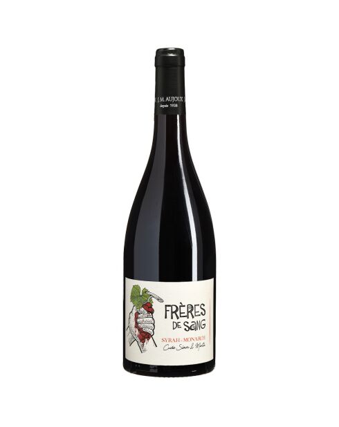 1 Lot de 5 Frères de Sang Cuvée Simon & Martin  2023 J.M Aujoux + 1 OFFERTE 6x75cl