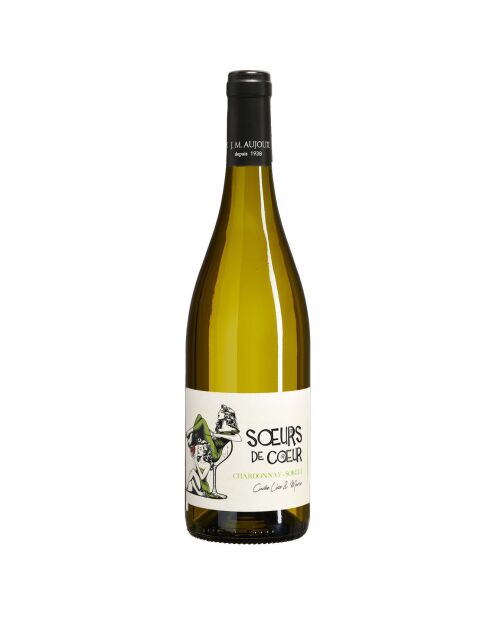 1 Lot de 5 Sœurs de Cœur Cuvée Lise & Marie 2024 J.M Aujoux + 1 OFFERTE 6x75cl