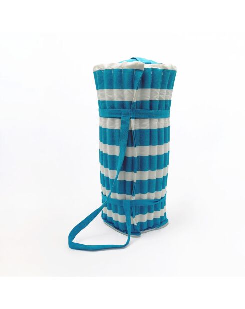 Matelas de plage Bleu Bahia bleu - 60x180 cm