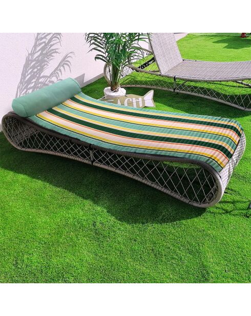 Mehrfarbige Strandmatratze Dalia - 60x180 cm