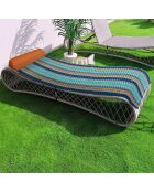 Mehrfarbige Zamora mehrfarbige Strandmatratze - 60x180 cm