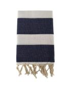 Fouta plate traditionnelle Transat bleue - 100x200 cm