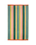 Serviette de plage éponge velours Jacquard multicolore - 100x175 cm