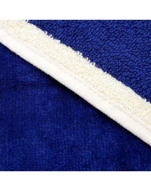 Asciugamano da spiaggia in spugna jacquard blu - 100x175 cm