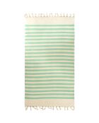 Fouta doublée éponge Fidji verte - 90x160 cm