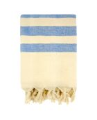 Esponja azul Fidji forrada Fouta - 90x160 cm