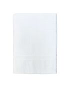 Fouta doublée éponge Waffle blanche - 90 x 170 cm