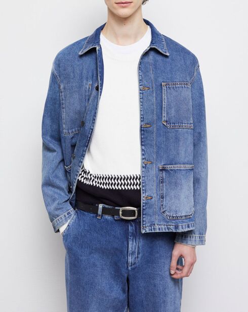 Ceinture fine en Cuir avec boucle rectangulaire noire