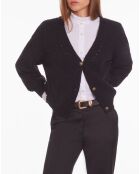 Cardigan en lLaine mélangée noir