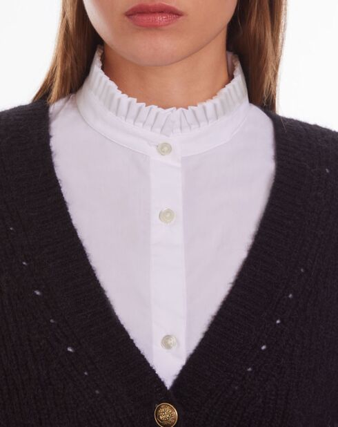 Cardigan en lLaine mélangée noir