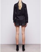 Chemise détails clous noire