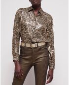 Chemise fluide léopard