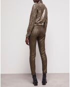 Chemise fluide léopard