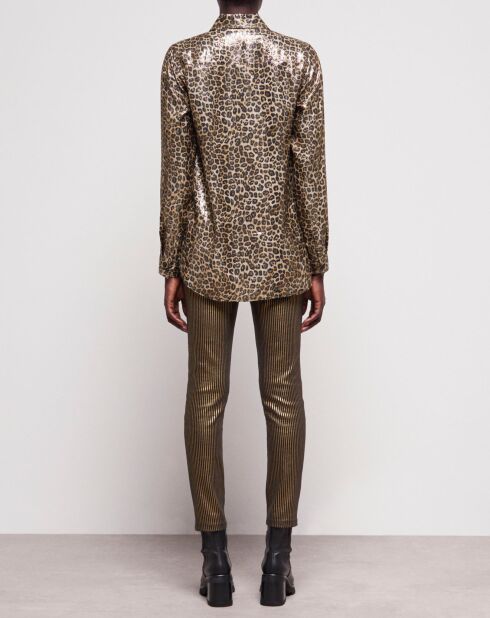 Chemise fluide léopard