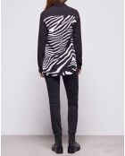Chemise imprimée noire
