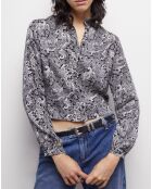 Chemise courte noire
