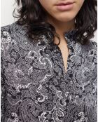 Chemise courte noire