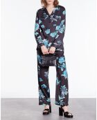 Chemise imprimée noire