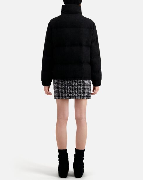 Doudoune en Tweed noire