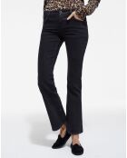 Jean Bootcut Délavé noir lavé