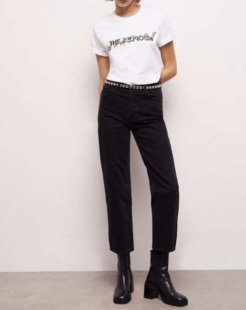 Jean Droit Délavé noir lavé